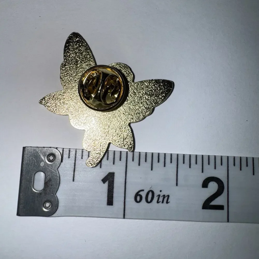 Butterfly Fairy With Purple Hair Pin Brooch